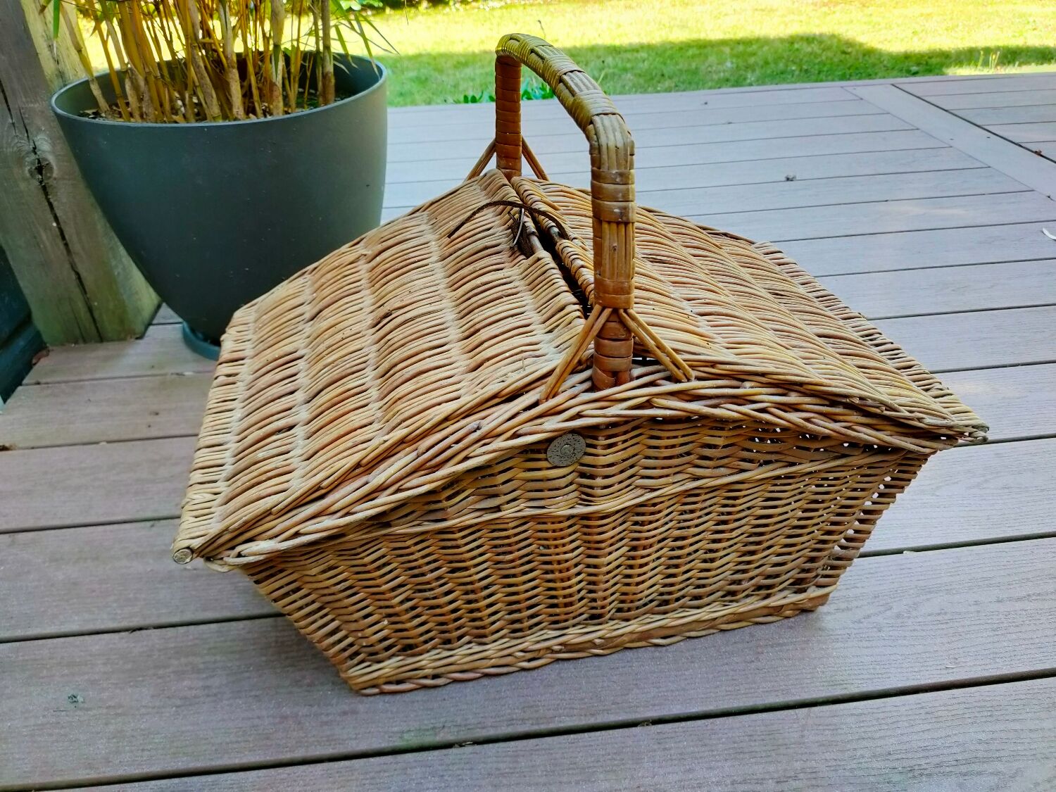 Panier pique nique vintage