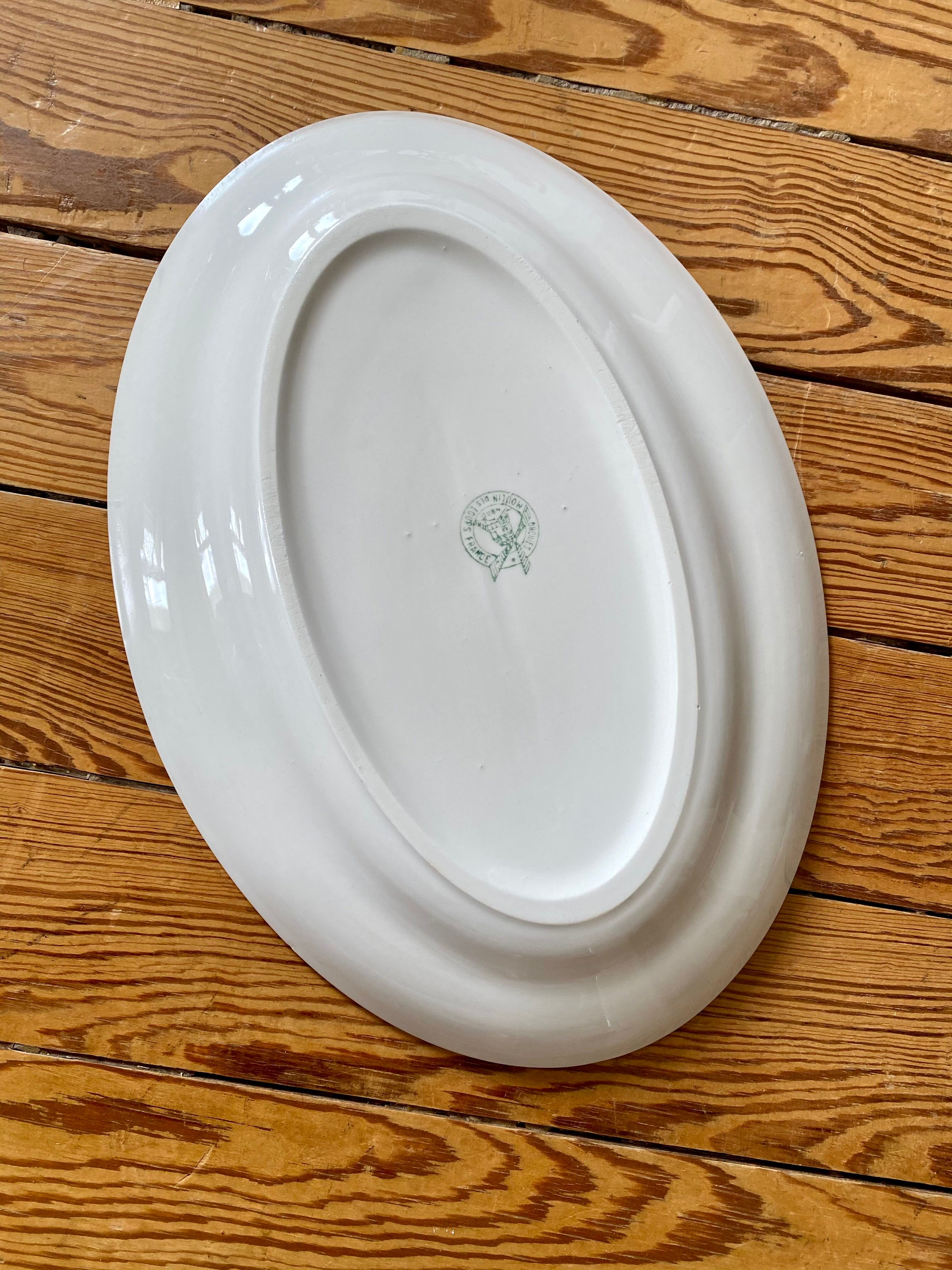 Plat ovale Moulin des Loups