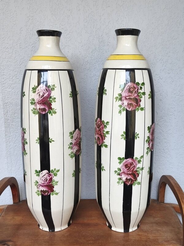 Paire de vases Art Déco