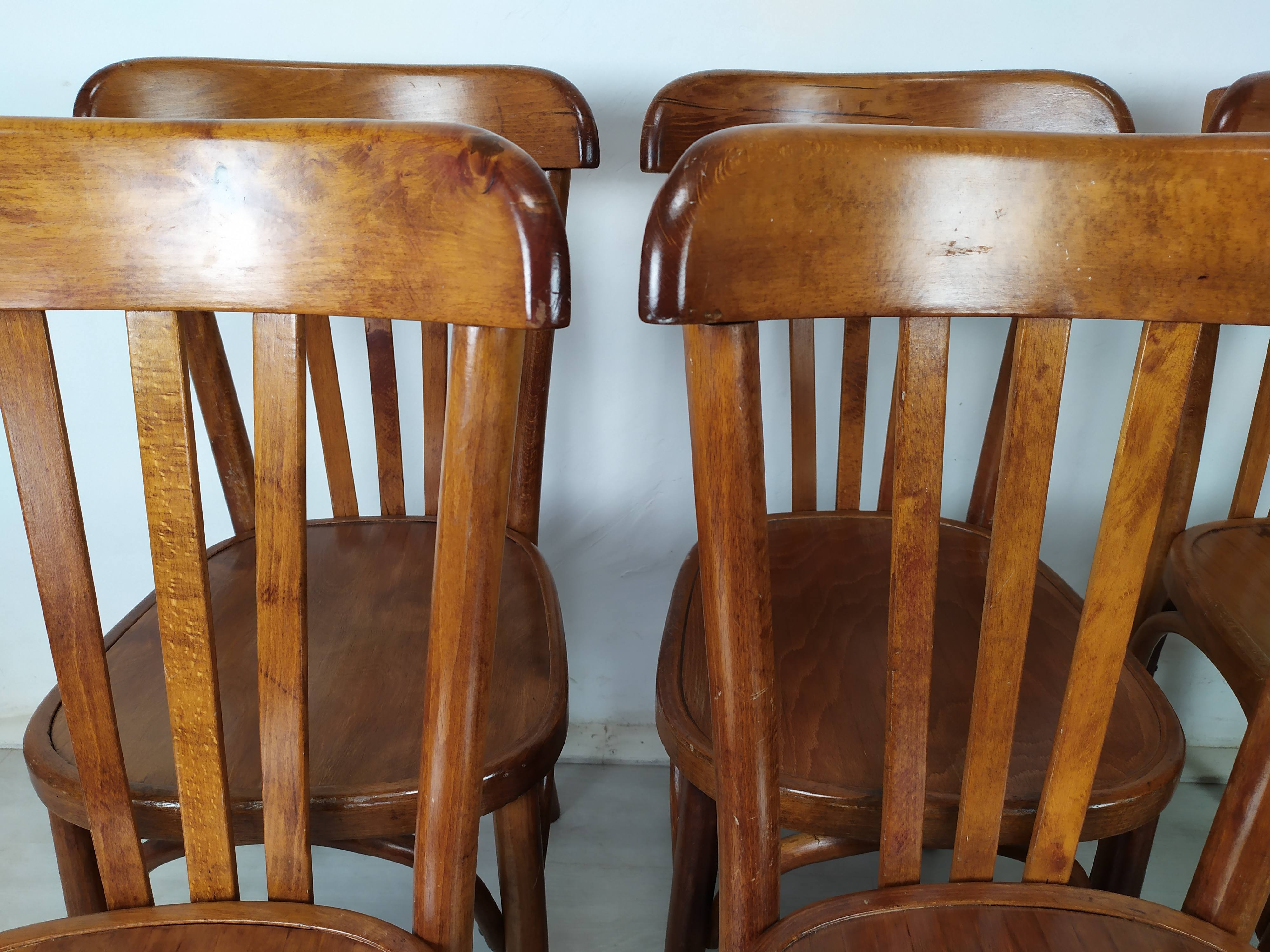 Set of 6 bistro chairs