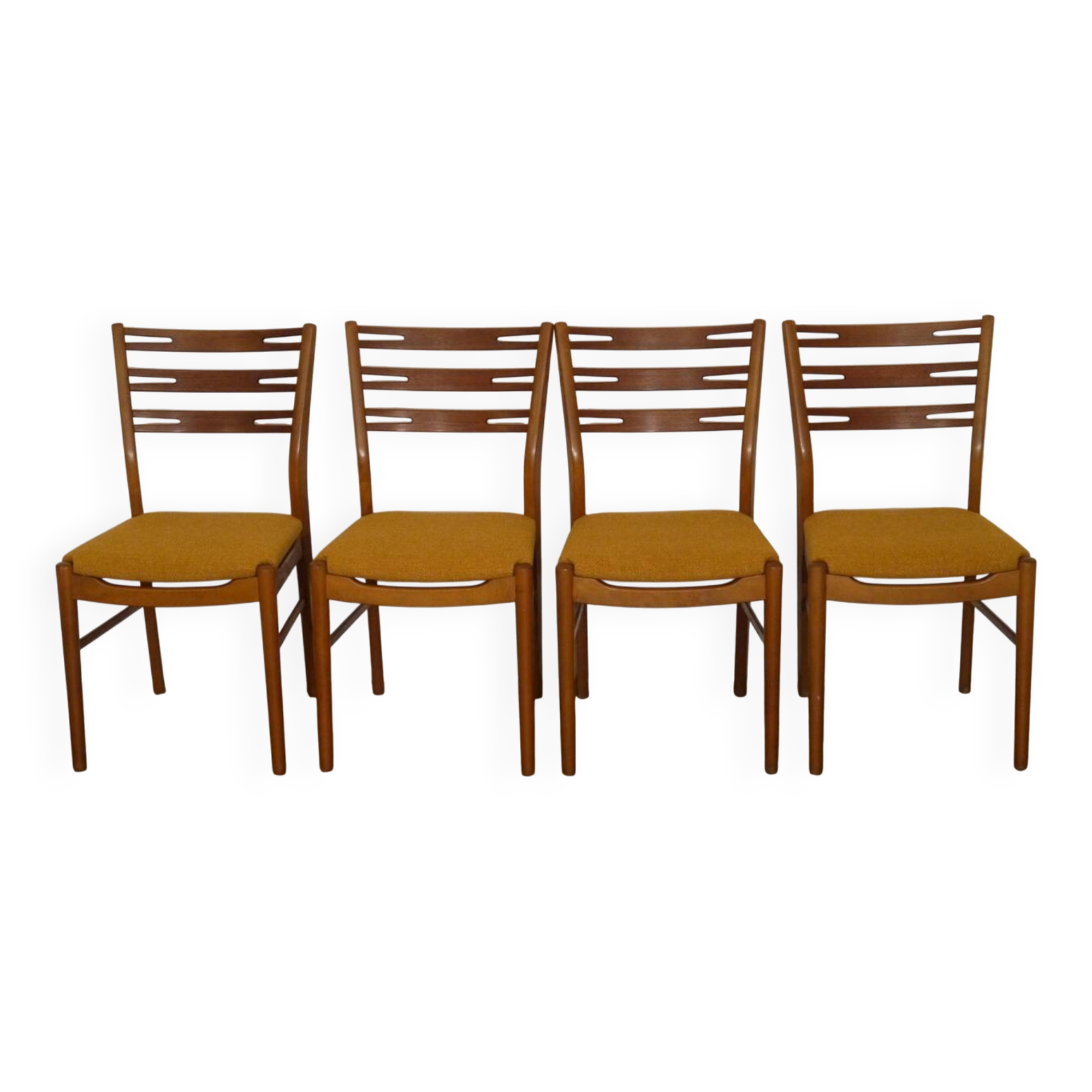 Set of 4 Scandinavian chairs from the 1960s