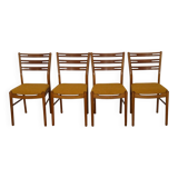 Set of 4 Scandinavian chairs from the 1960s