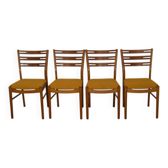 Set of 4 Scandinavian chairs from the 1960s