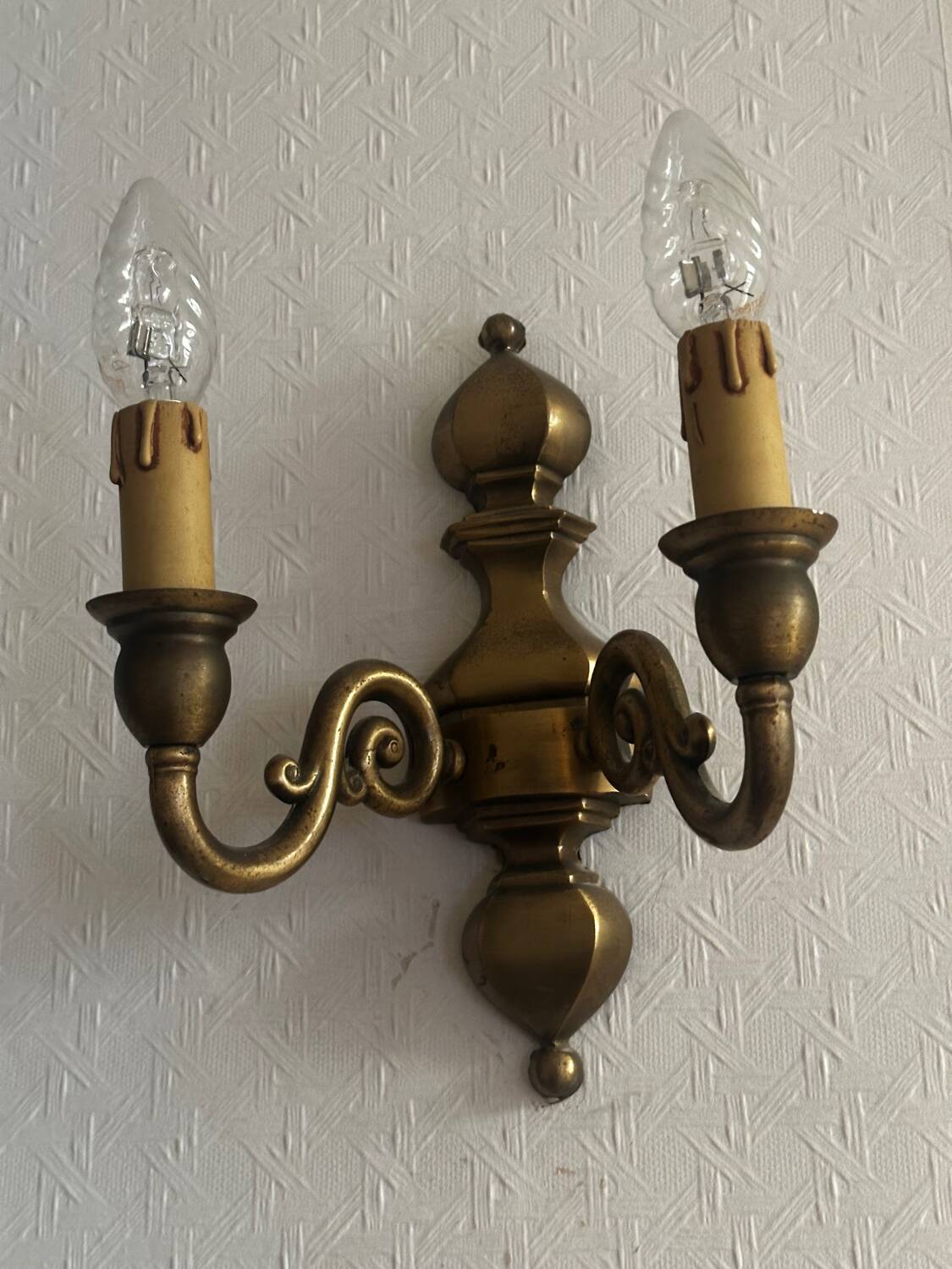 Vintage Brass Wall Sconce