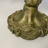 Old three-pointed bronze chandelier early twentieth century