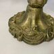 Old three-pointed bronze chandelier early twentieth century