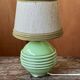 Opaline bedside lamp