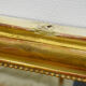 Late 19th century Napoleon III wood and stucco fireplace mirror 87x117cm