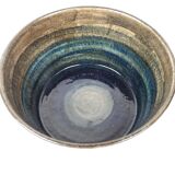 Exceptional large ceramic bowl Rörstrand Sylvia Leuchovius, 1970s.