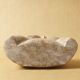 Abstract sculpture stone pink marble contemporary signed