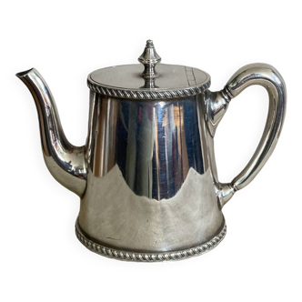 Small hallmarked silver metal teapot made in England ELKINGTON PLATE