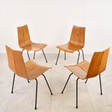 Model GA Chairs by Hans Bellmann for Horgen Glarus, Set of 4