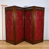 Four-Panel Mahogany Screen – First Part 20th Century
