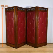 Four-Panel Mahogany Screen – First Part 20th Century