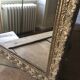 Antique gold mirror