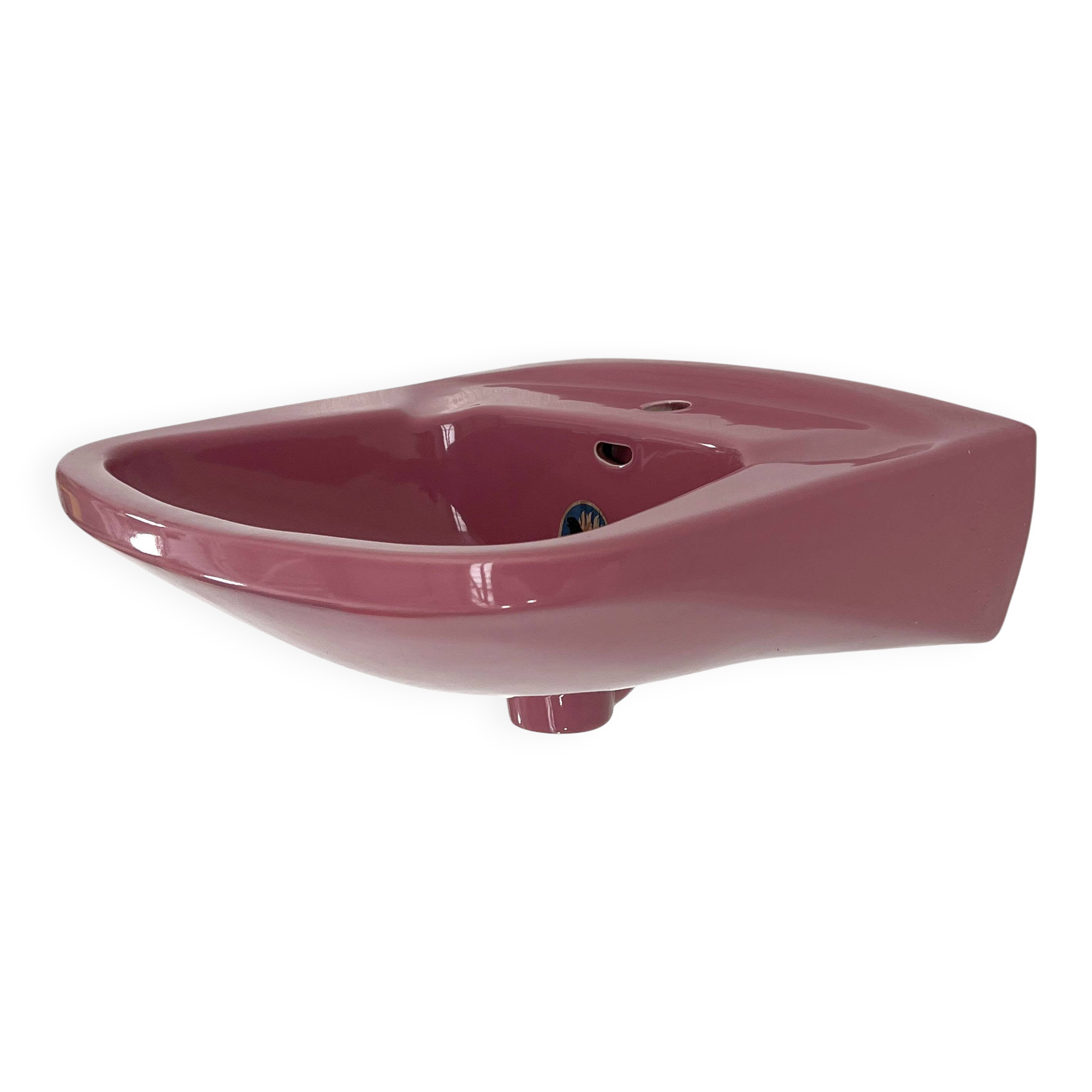 Pink washbasin from Keramag Keravit, 1980