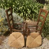 Straw chairs