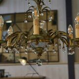 Sheet metal and tassel pendant attributed to Maison Jansen 1970s