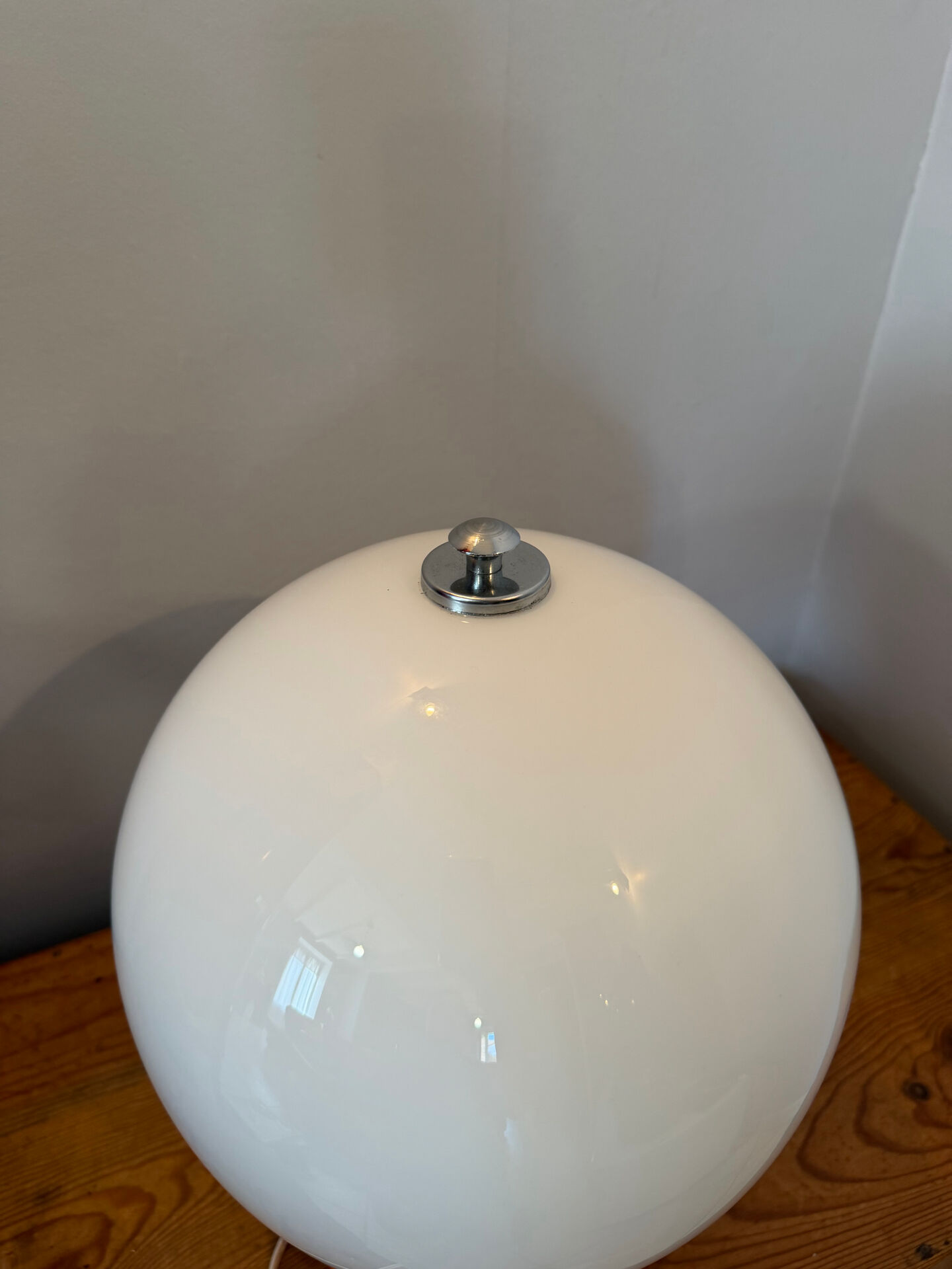 Space age design table lamp in Murano glass by Carlo Nason