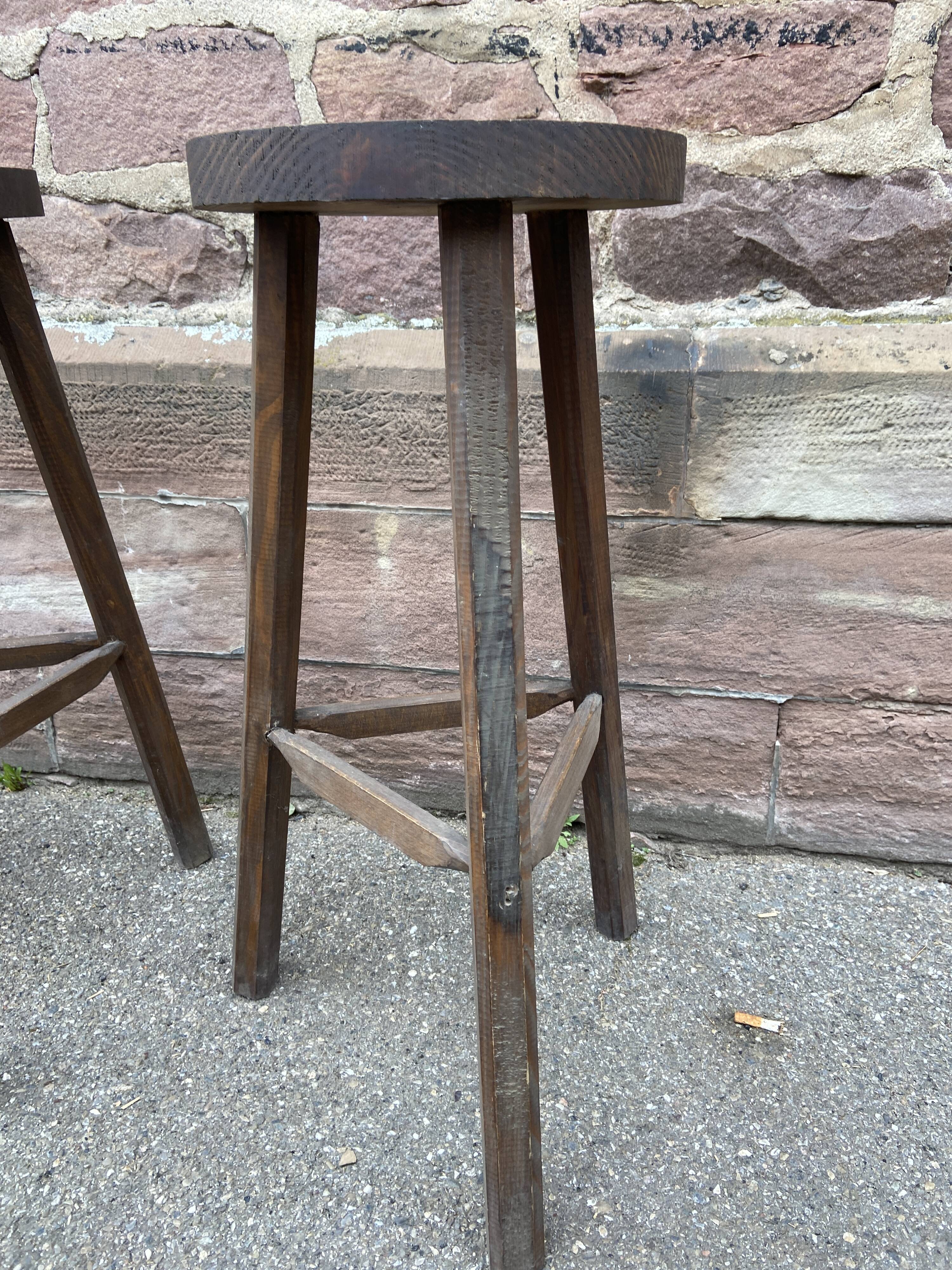 Set of 4 Bar Stools Restaurant Pub Tavern Bentwood 1960