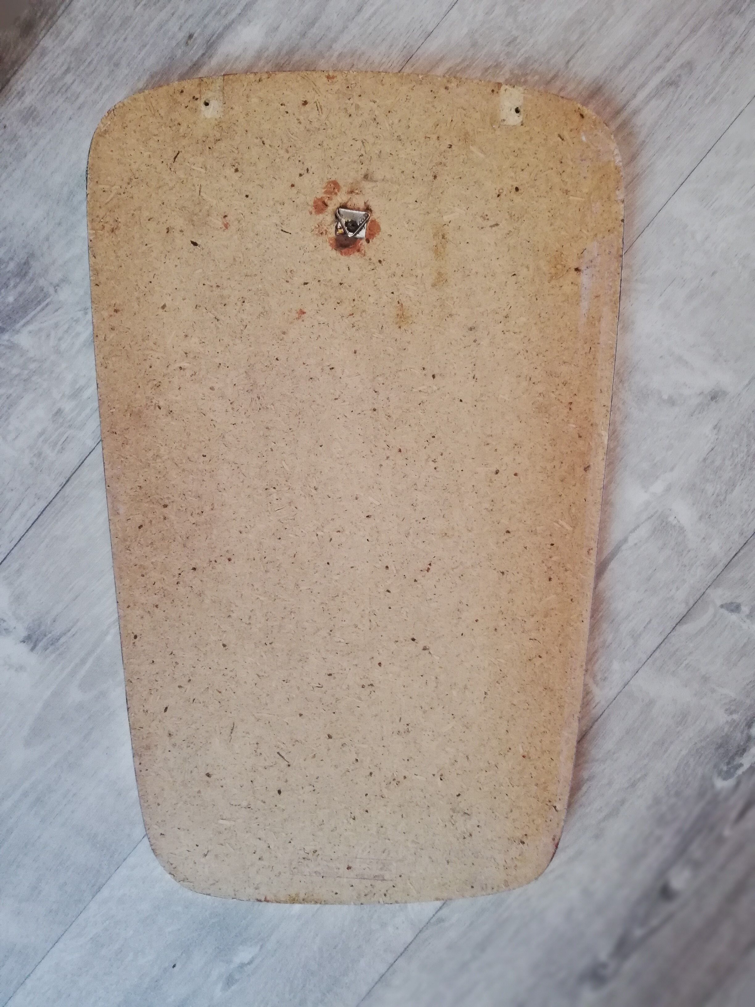 Mirror freeform asymmetrical modernist 50 60 s 57x36cm