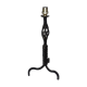 Wrought iron lamp foot