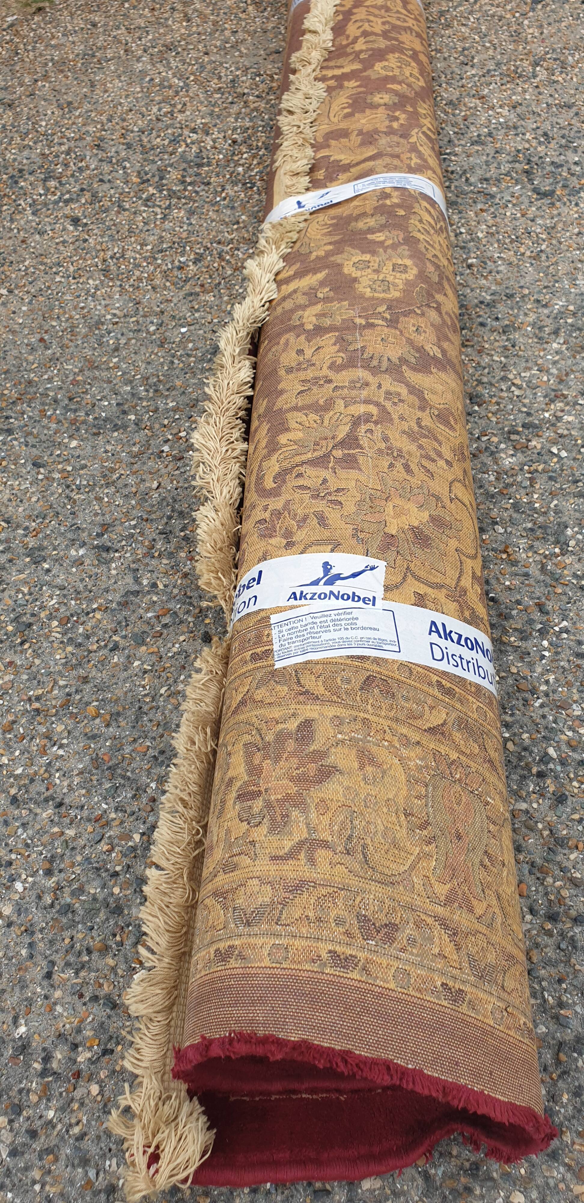 Oriental silk wool rug