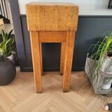 Authentic butcher's block on legs - End grain wood
