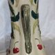 Ancient pitcher in earthenware decoration cherry Saint Amand waters