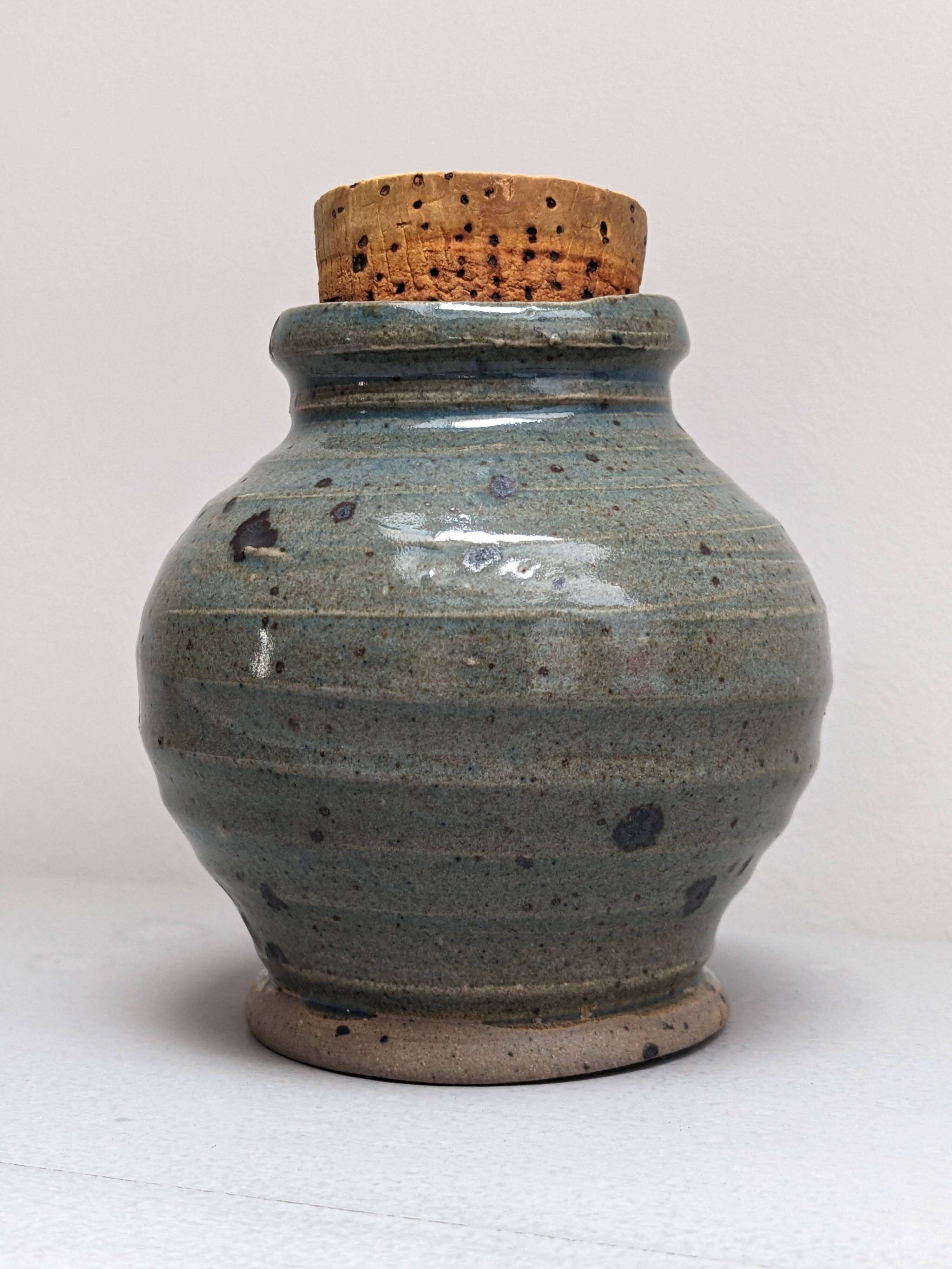 Small vase in Corsican pyrite stoneware