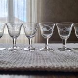 Small stemmed glasses