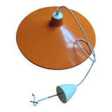 Large vintage metal pendant light