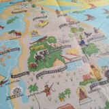 Poster / Vintage Map Sri Lanka / Ceylon