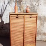 Double curtain binder