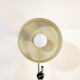 Directional lamp in golden, chromed, marble metal. Italy 60s