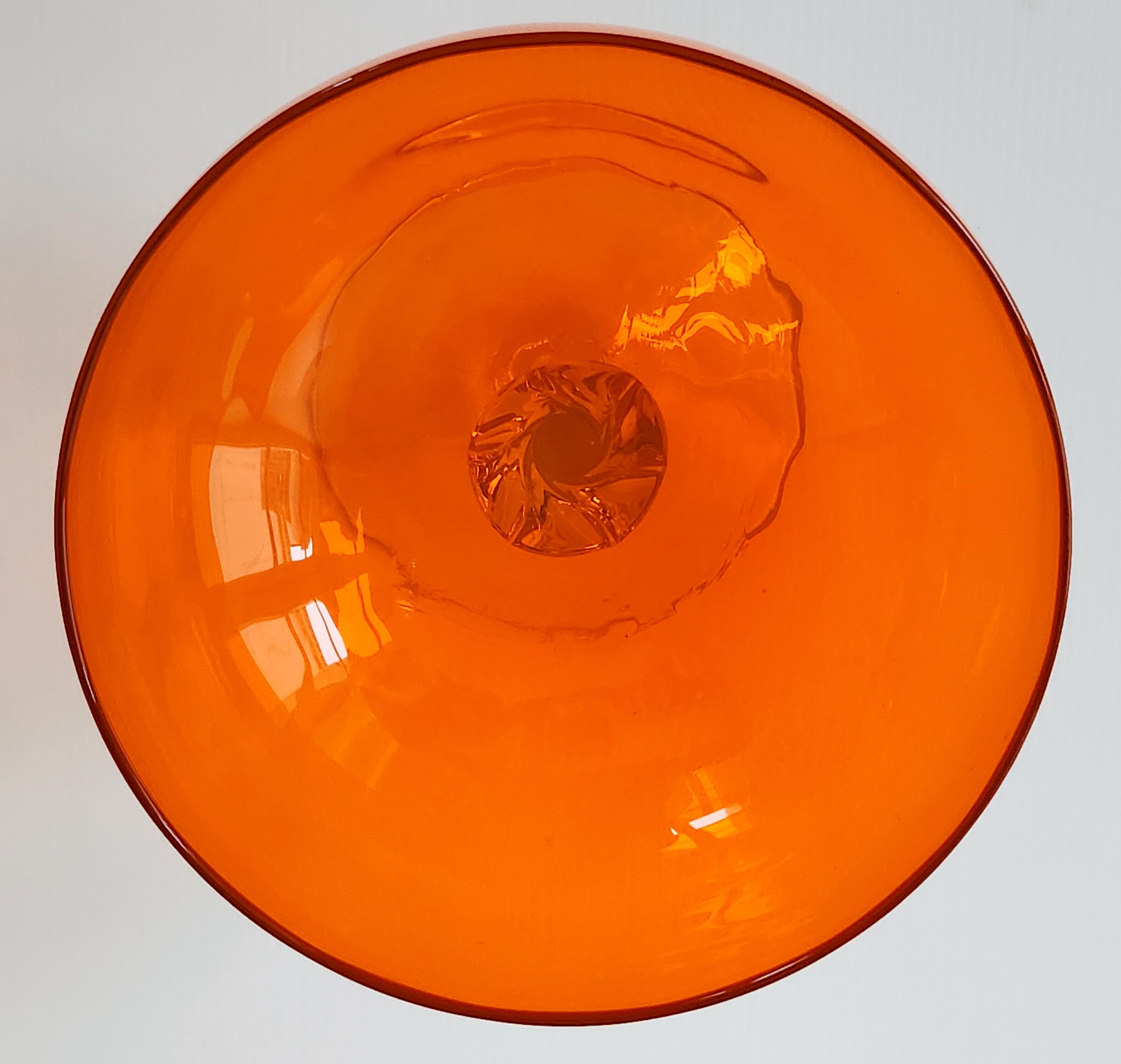 Vintage glass cup 1970