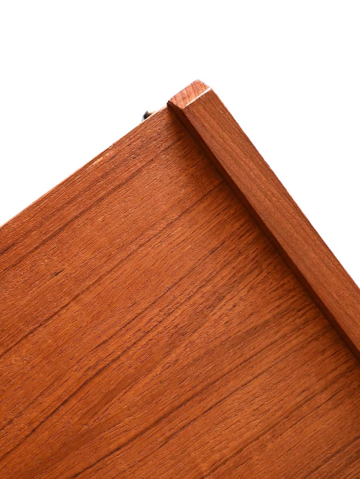 Vintage Scandinavian Teak Sideboard with Tile-Front Drawers, 1960s