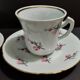 Pair of 20th century Couleuvre porcelain coffee cups