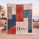 Magnificent authentic traditional Berber rug handmade 150/250 cm.
