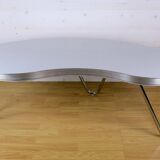 Bean coffee table, vintage American style, Formica metal, 1970s
