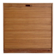 Vintage tambour cabinet - archive in oak