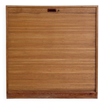 Armoire à tambour vintage - archives en chêne