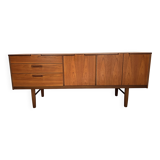 Unique vintage teak sideboard from the 1960s, produced by Nathan in the UK.