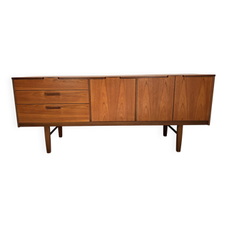 Unique vintage teak sideboard from the 1960s, produced by Nathan in the UK.