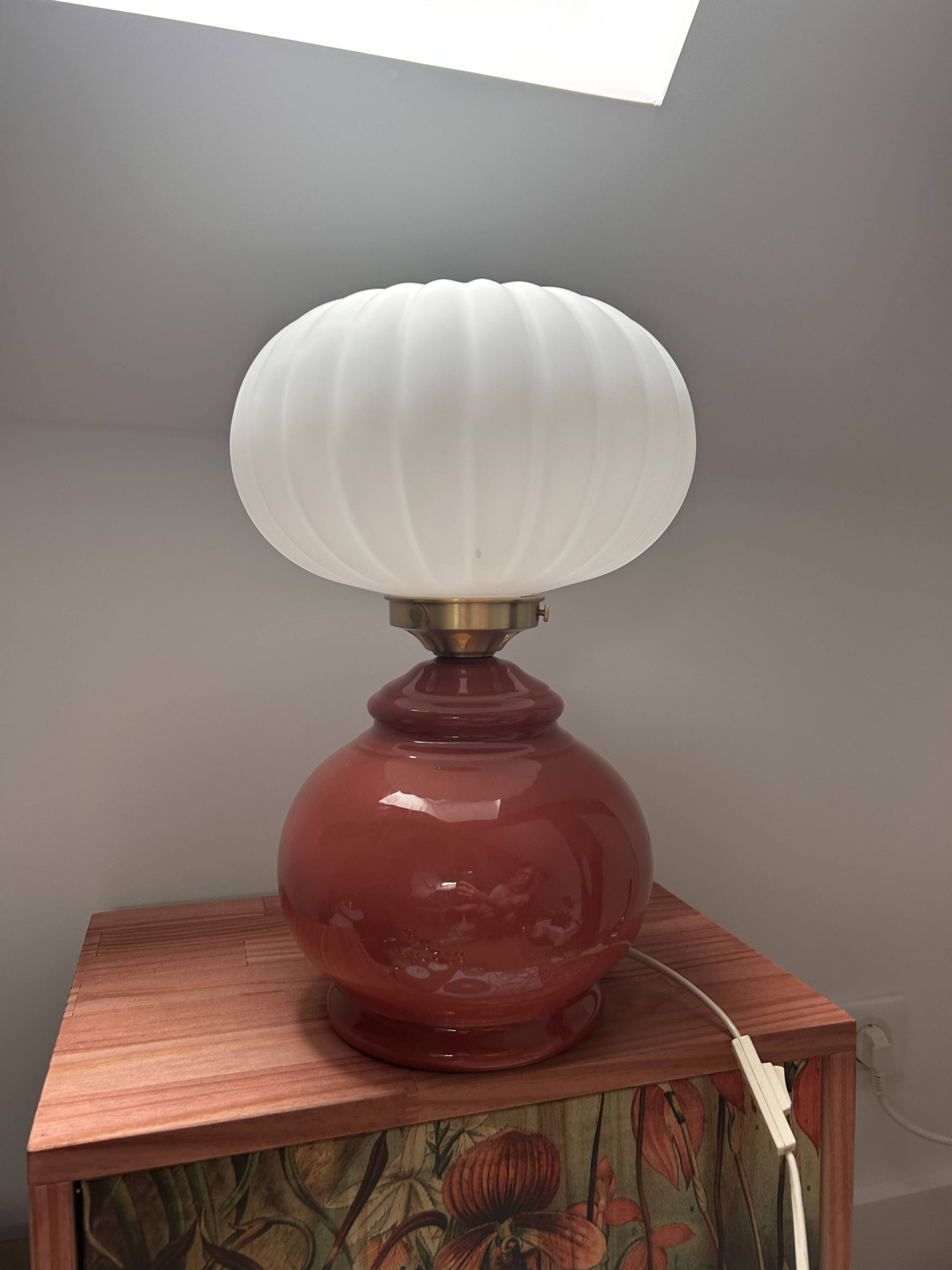 Lampe vintage globe