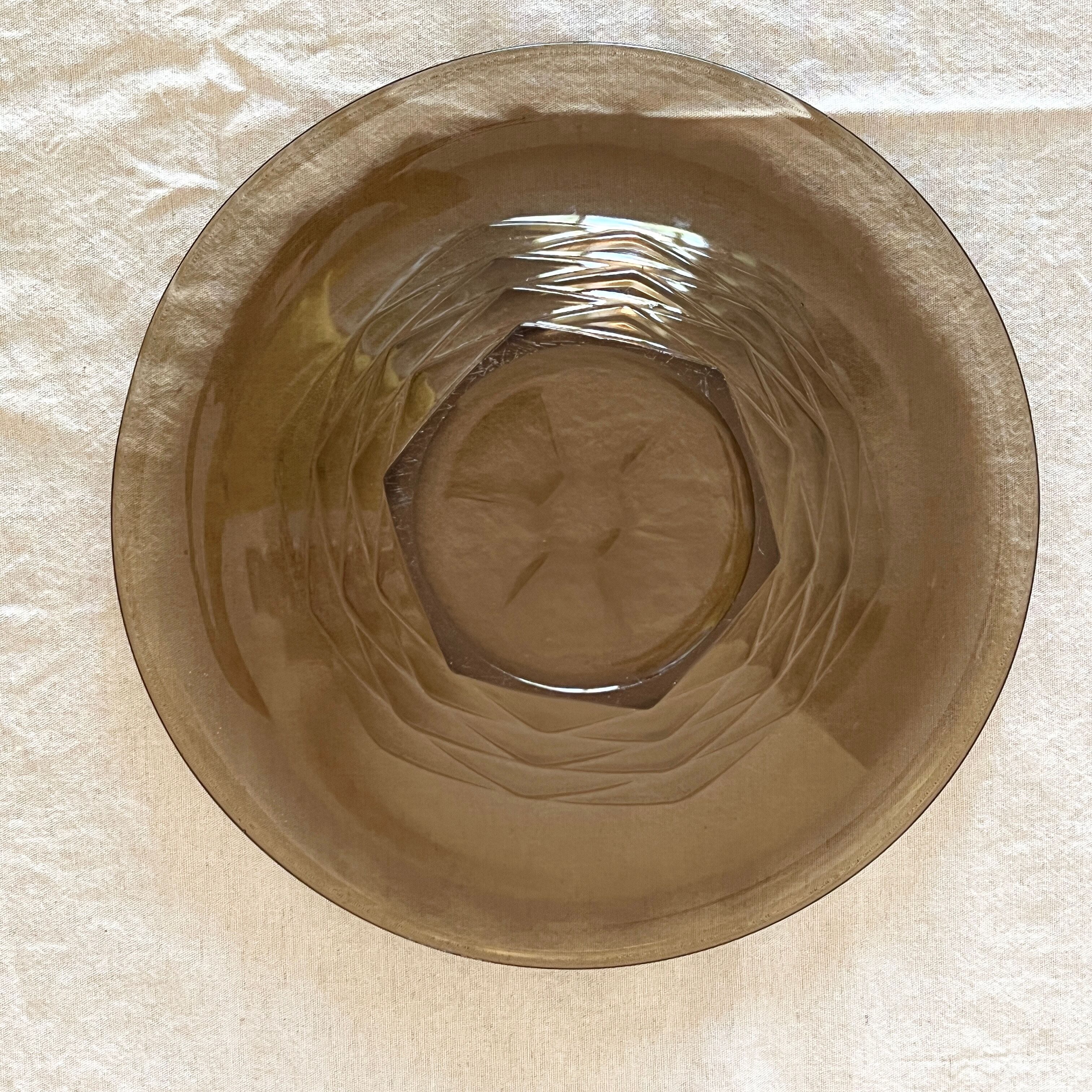 Art deco bowl by andries dirk copier form leerdam, dutch modernism