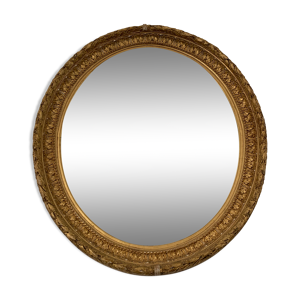 Ancien miroir ovale,