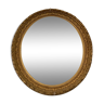Old oval mirror, period XIXth