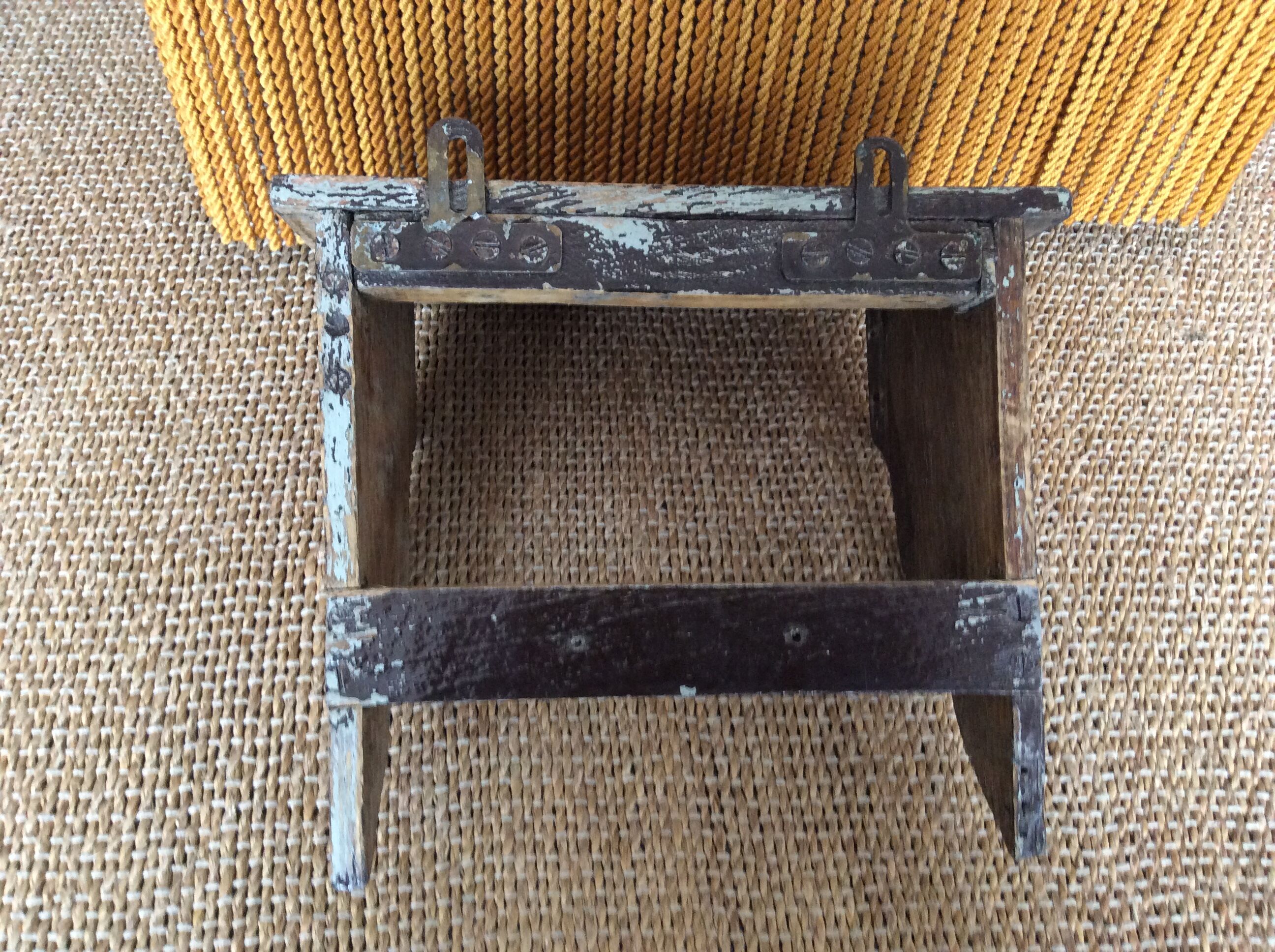 Wooden wall shelf
