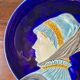 Majolica plate Sarreguemines no. 1174 (late 19th century)